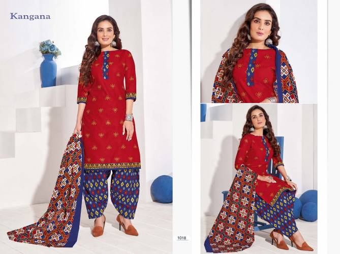 Ganesha Kangana 1 Daily Casual Wear Cotton Printed Dress Material Collection